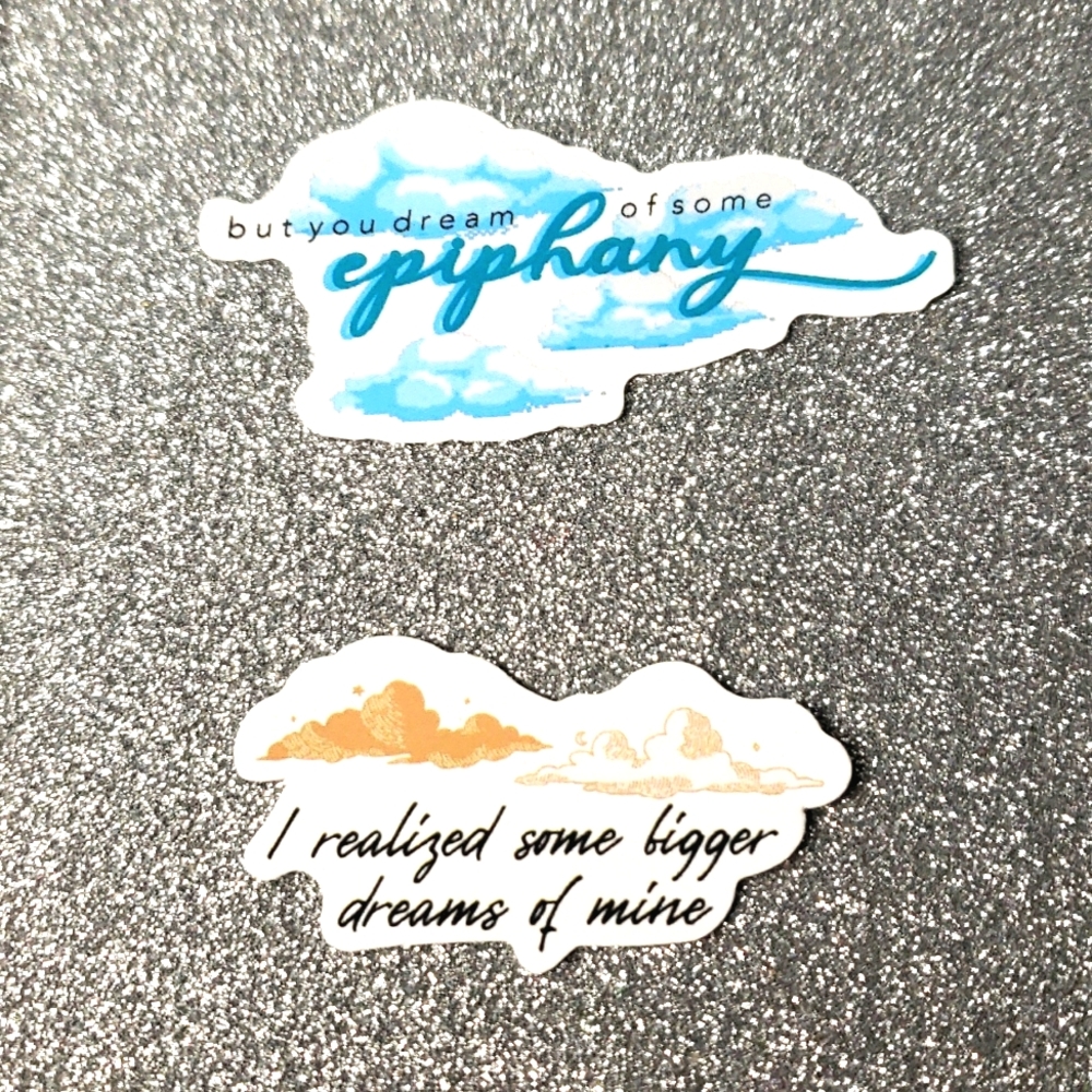 10/$10 Taylor Swift Clouds Waterproof Sticker